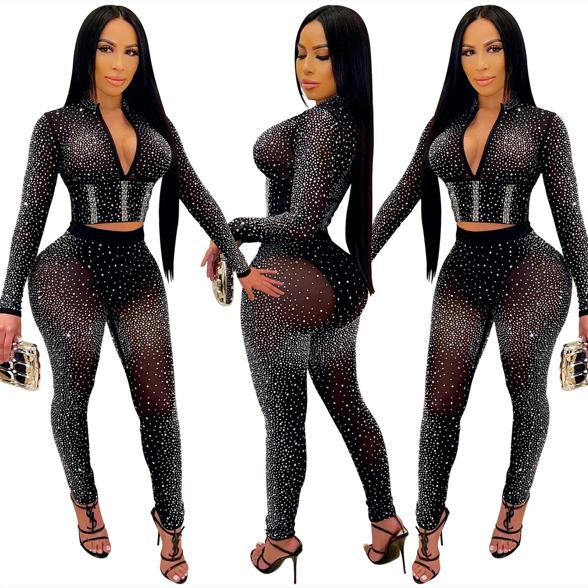Embellished Legging Set