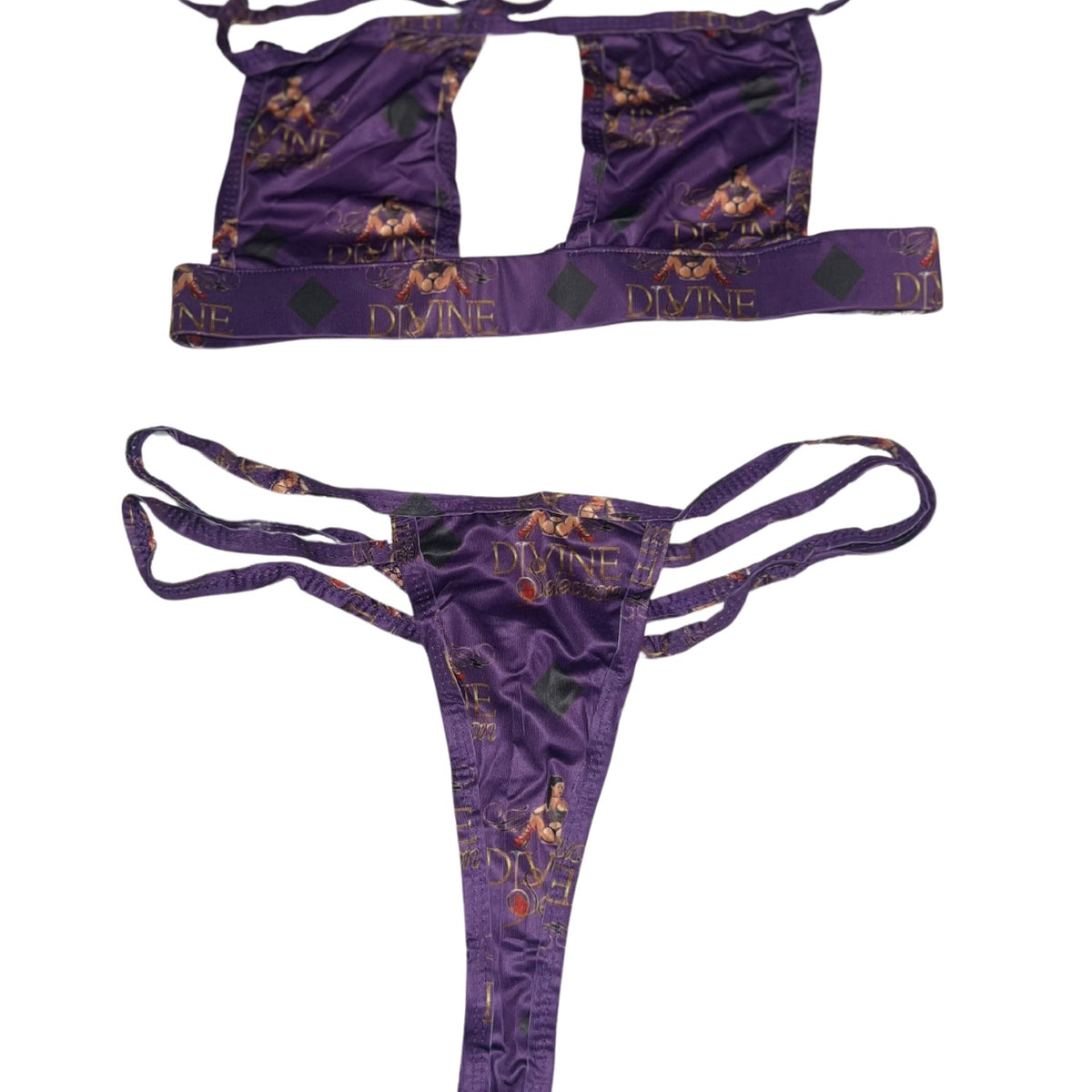 Plum Divine Selection Two Piece Exotic Dance Wear