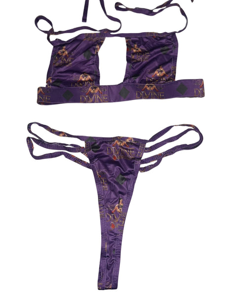 Plum Divine Selection Two Piece Exotic Dance Wear