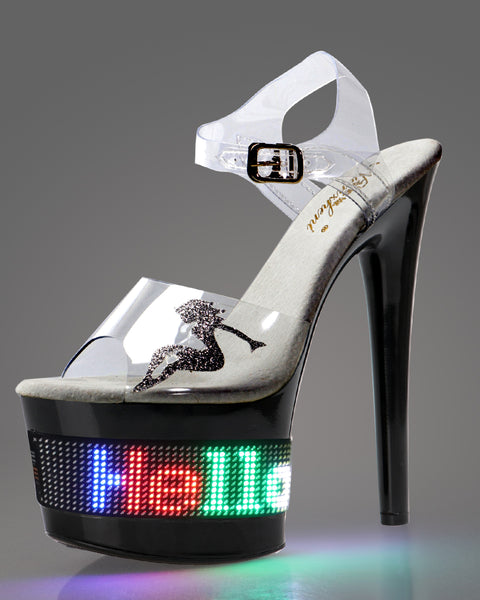 A-63 Divine Selection Led Dance Heels