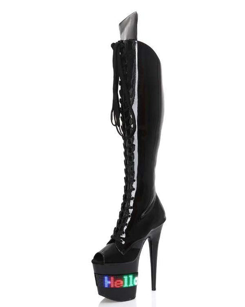 A-80 Divine Selection Knee Protector LED Boots