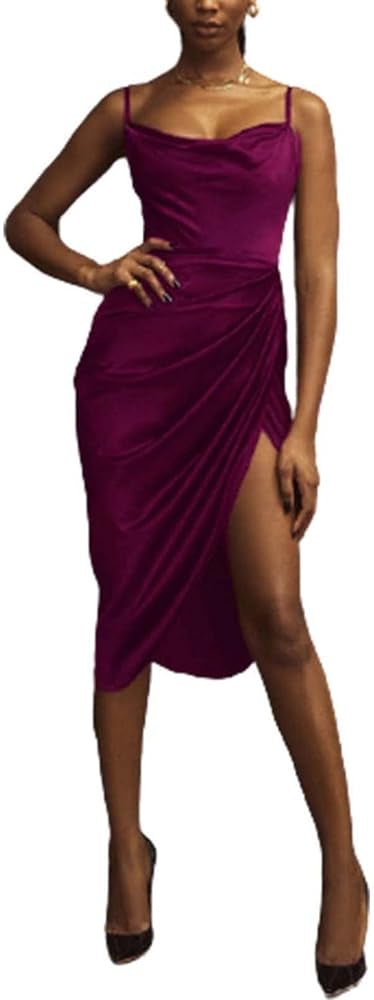 🔥 The Ultimate Satin Dinner Date Dress – Elegance & Allure