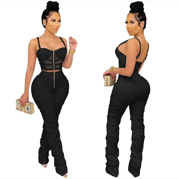 Ruched Pant Set