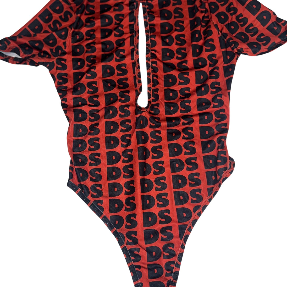 Short-Sleeve One-Piece Dance Set