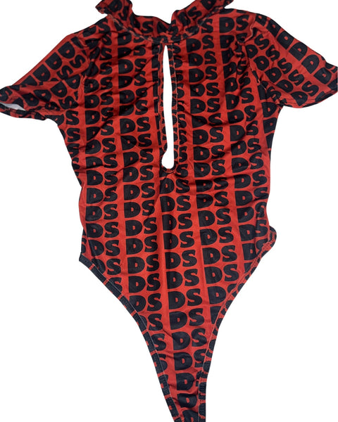 Divine Selection Exotic Dance Wear 1 Piece Short Sleeve
