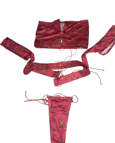 Divine Selection Exotic Dance Wear Blazing Two Piece