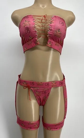 Divine Selection Exotic Dance Wear Blazing Two Piece