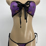 Lavender Lace-Up Two-Piece Dance Set