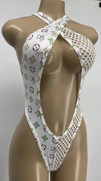 Exotic Dance Wear Snow White One Piece Divine Selection - Designer Inspired