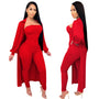 🔥 Chic Knit Jumpsuit &amp; Cardigan Set – Effortless Elegance