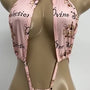 Exotic Dance Wear Oriental Pink One Piece Divine Selection