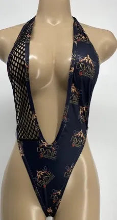 Exotic Dance Wear Obsidian One Piece Divine Selection