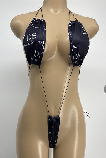 Divine Selection Exotic Dance Wear Obsidian Sling