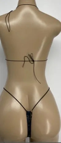 Divine Selection Exotic Dance Wear Obsidian Sling